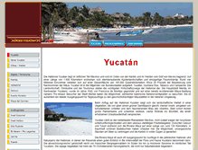 Tablet Screenshot of mexiko-yucatan.de